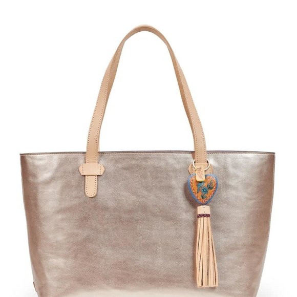 NWT New Consuela Rose Metallic Big Breezy Tote